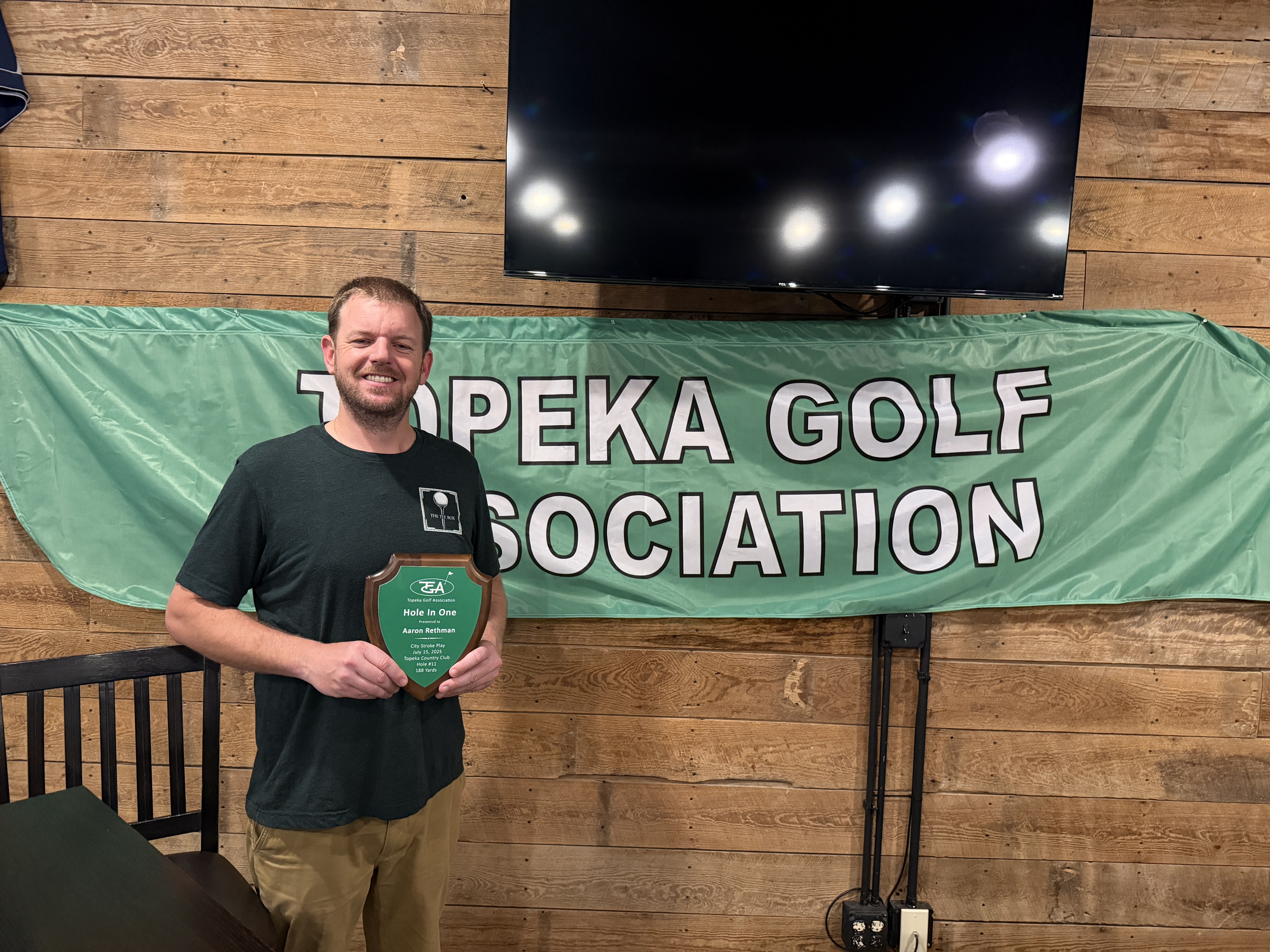 Hole in one Aaron Rethman